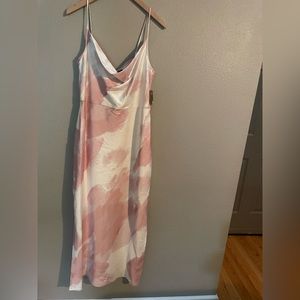 Taylor dress! Very pretty pink and white